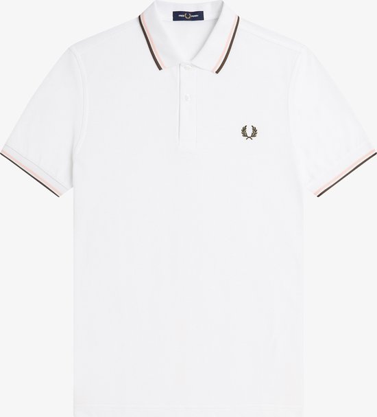 Fred Perry poloshirt korte mouw wit