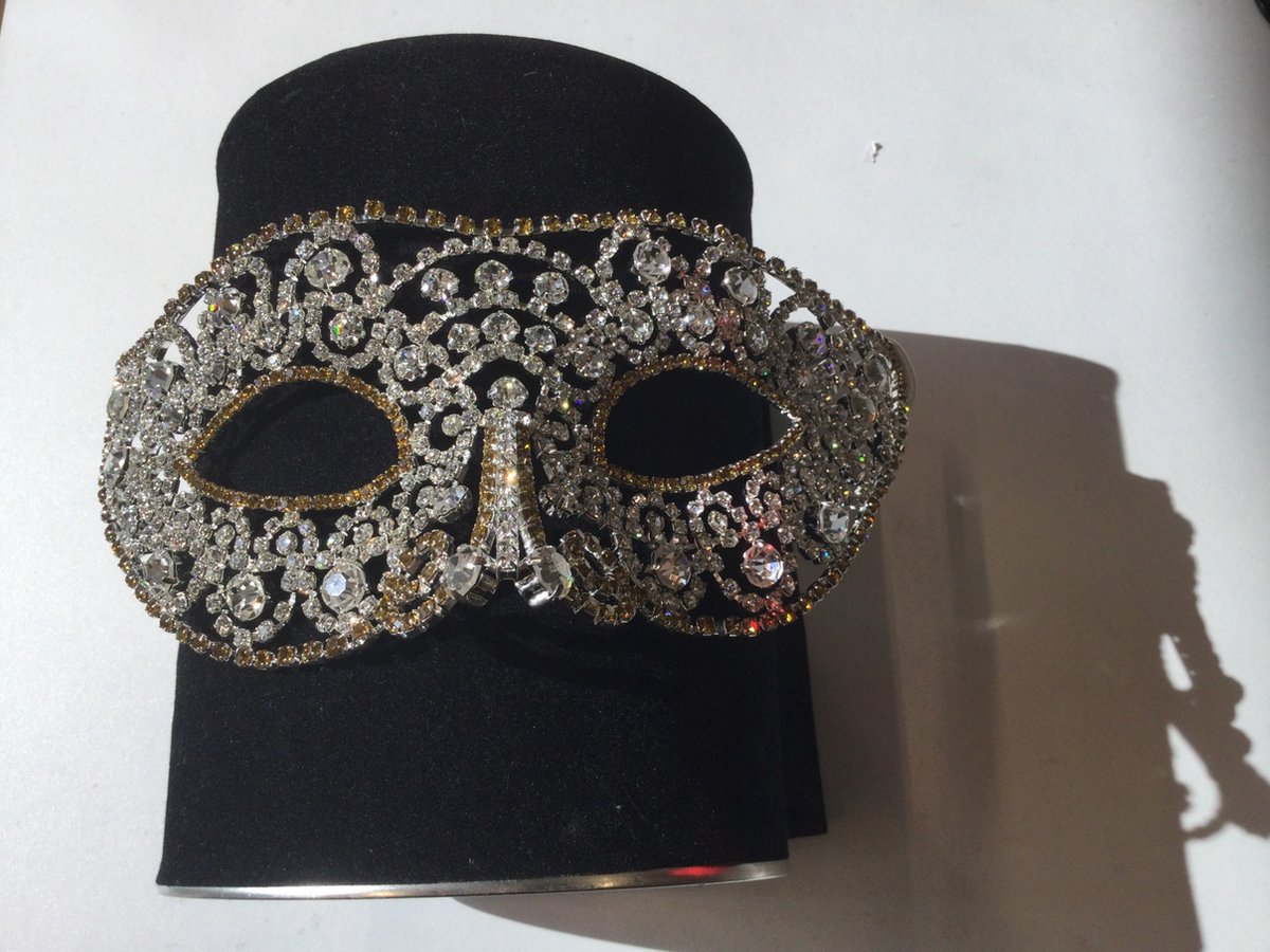 Goedkoopste venetiaans masker strass nr712