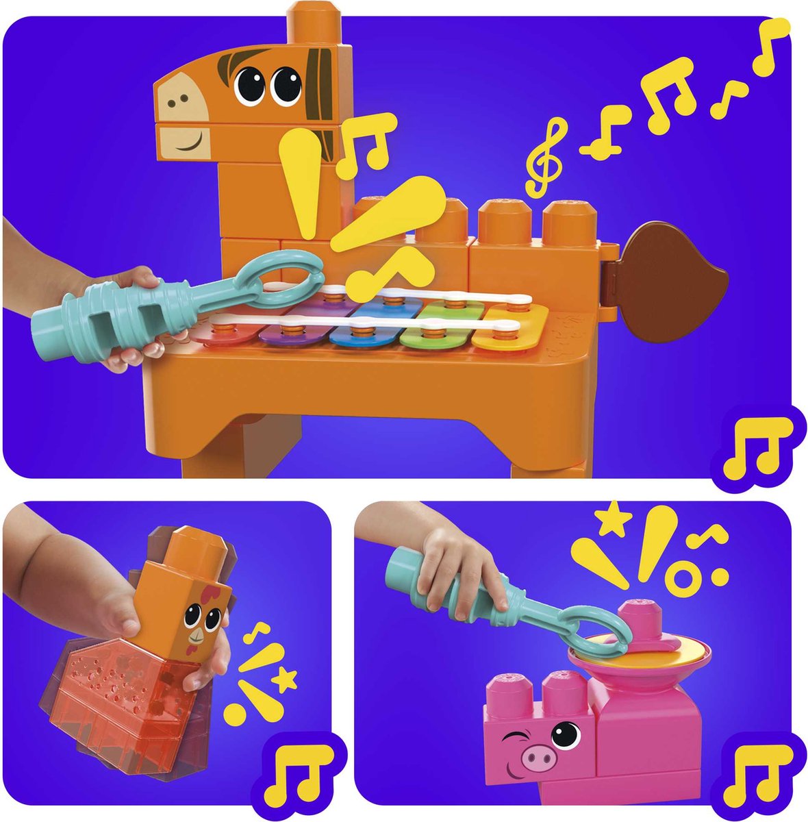 MEGA Bloks - Muzikale boerderijband - Bouwspeelgoed — afbeelding 4