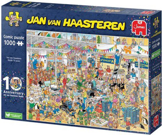 Jan Van Haasteren Studio 10 Jaar Puzzel - 1000 Stukjes | bol.com