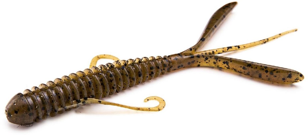 Keitech Hog Impact 4inch 10Cm 10St. Green Pumpkin PP.