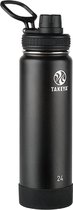 Takeya Actives Insulated Waterfles - Thermosbeker - Drinkfles - Thermosfles - 700 ml - Onyx