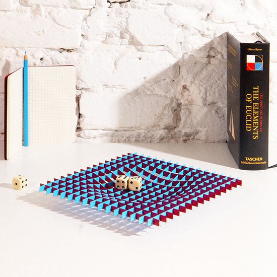 Fundamental Berlin Gravity Tray Centrepiece Rood & Blauw | bol