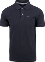 Gant - Polo Piqué Rugger Navy - Regular-fit - Heren Poloshirt Maat M