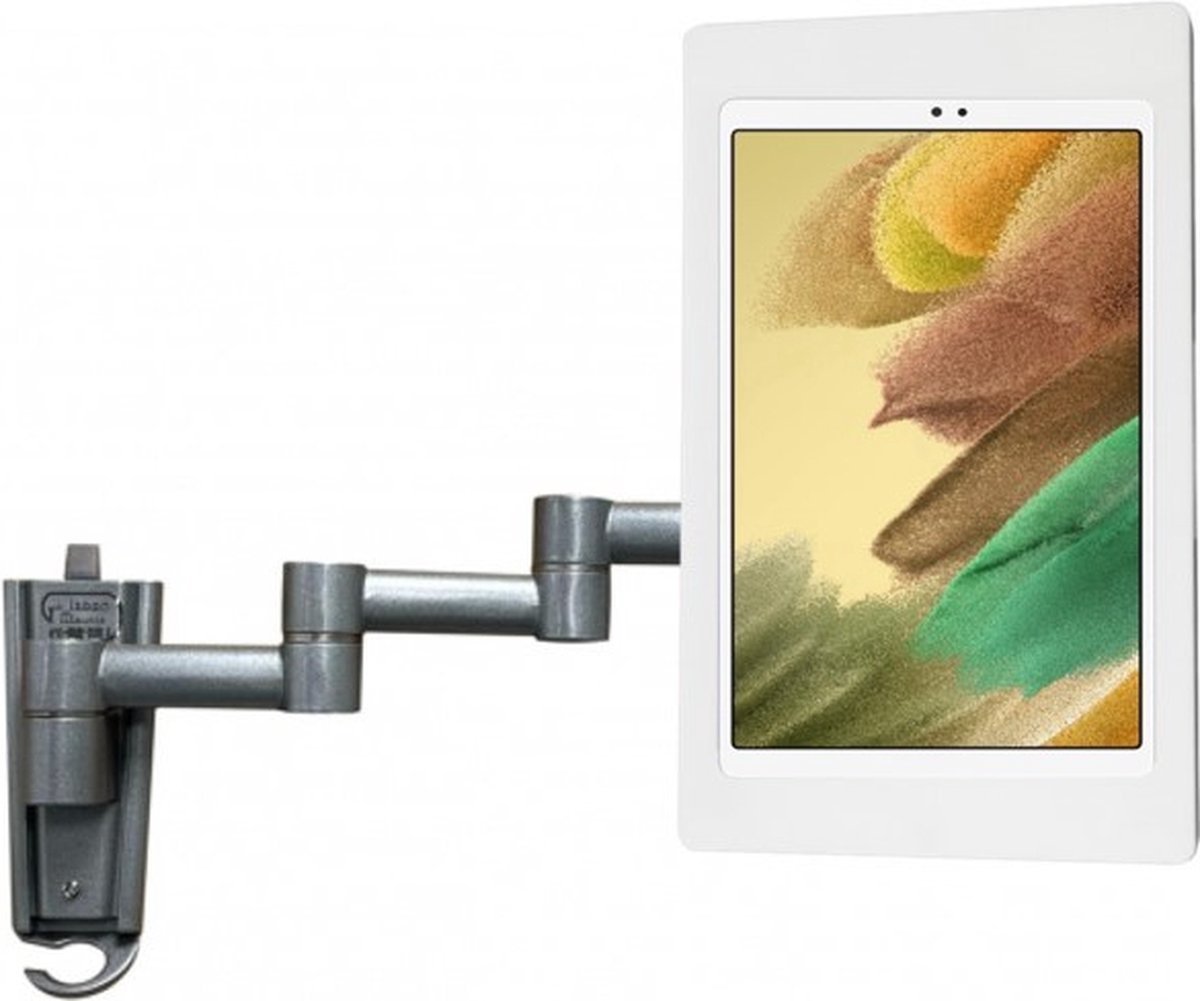 Flexibele tablet wandhouder 345 mm Fino voor Samsung Galaxy Tab A 10.1 2016 - wit