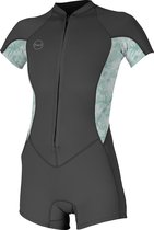 O'Neill Dames Bahia 2/1mm Voorkant Ritssluiting Shorty Wetsuit 52