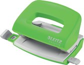 Leitz Recycle Duurzame Mini 2-Gaats Perforator - Perforeert tot 10 Vel - Groen