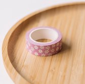 Washi tape | Bloemetjes | Roze