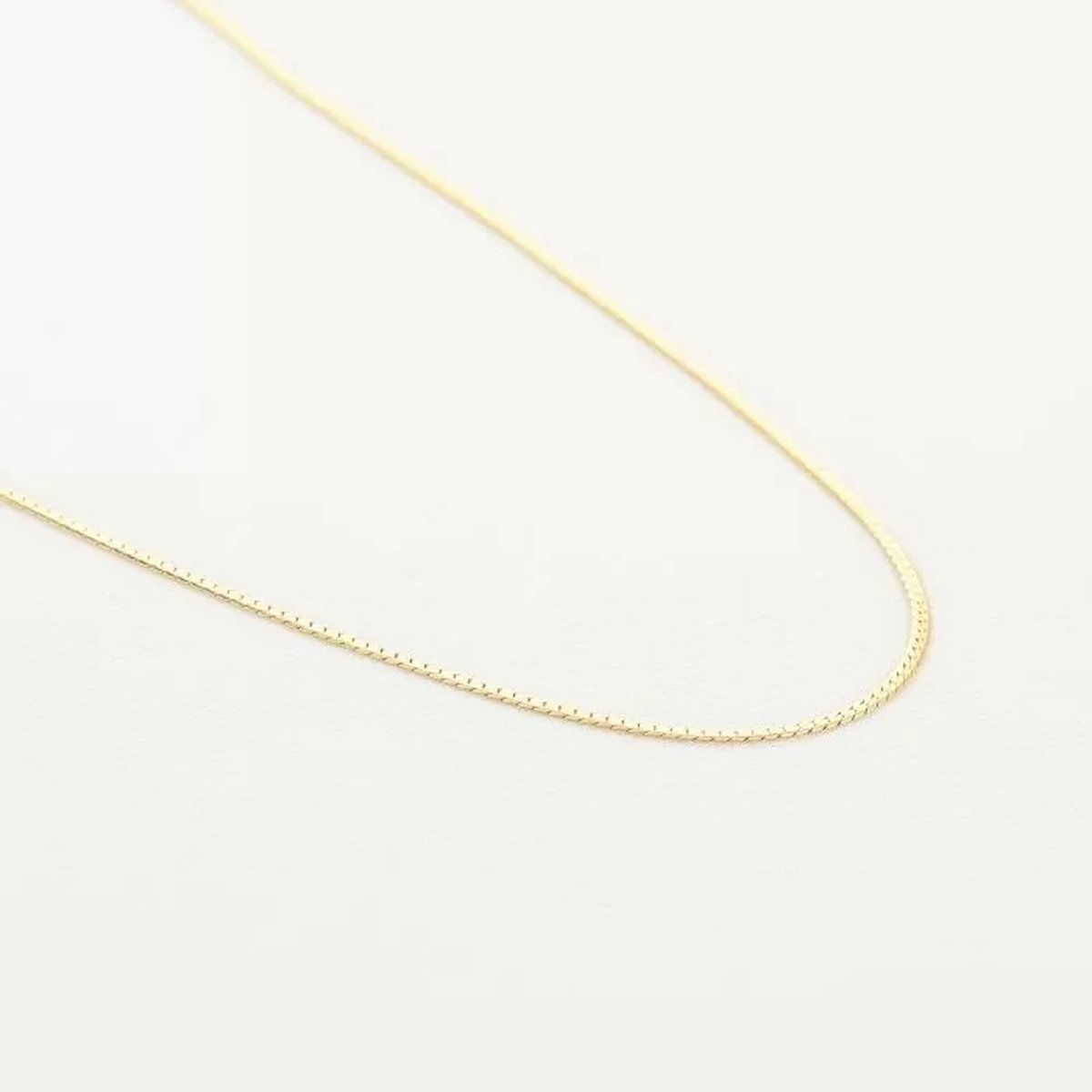Bijoutheek Collier Glad Goud