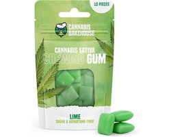 Cannabis Chewing Gum - kauwgom met lime smaak - suikervrij - 5 pack