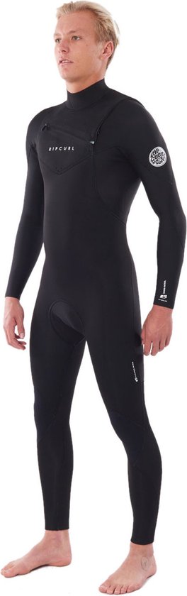 Rip Curl Heren Wetsuit Dawn Patrol C/Zip 43Gb St - Black | bol.com