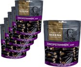 6 zakken Meenk Dropstammen Zoet á 225 gram - Voordeelverpakking Snoepgoed