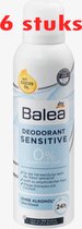 6 stuks Balea Deospray Sensitive, 200 ml