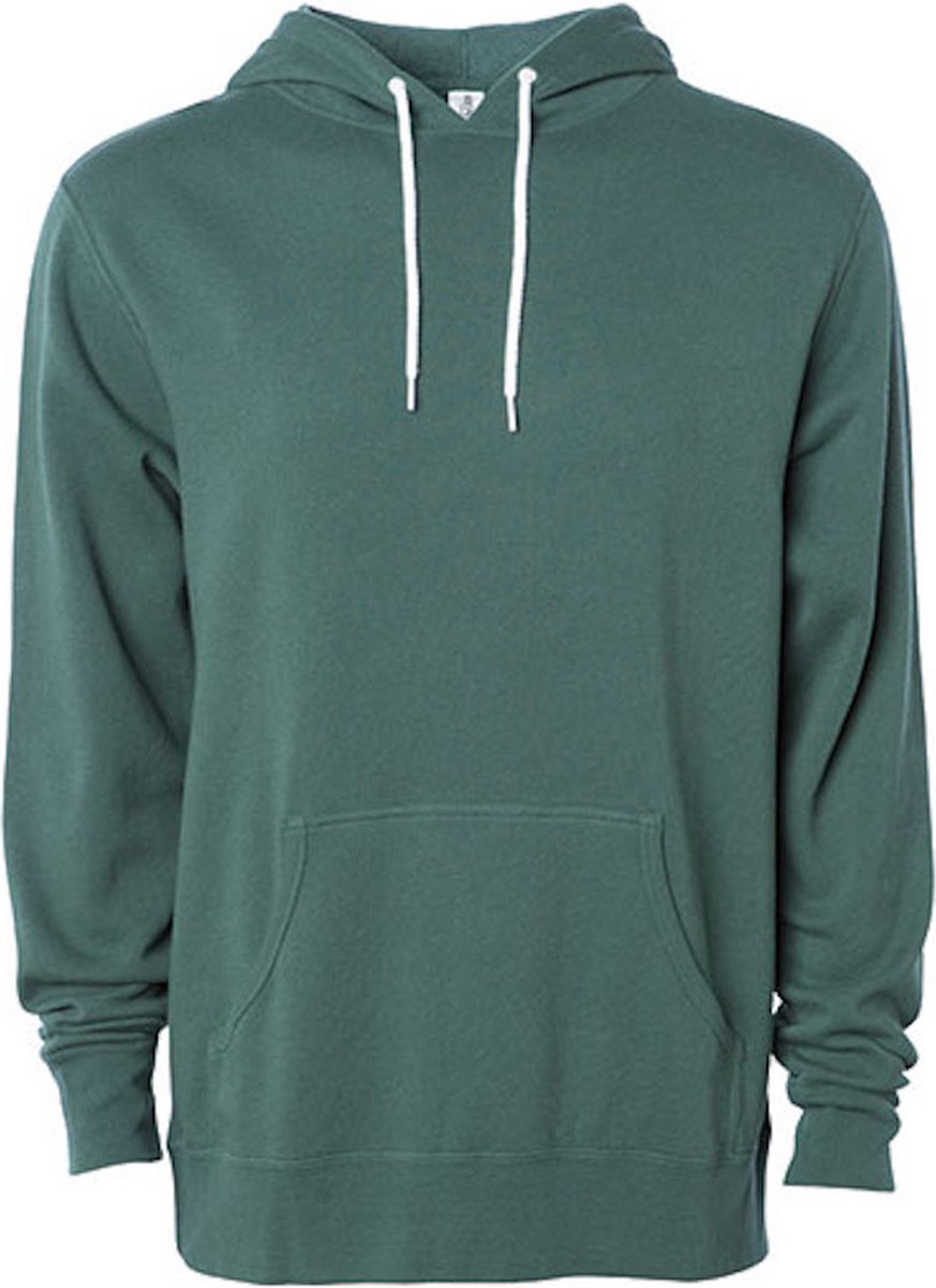 Independent Unisex Lightweight Hooded Pullover Alpine XS Groen
