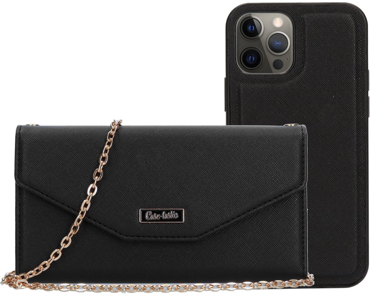 Casetastic Clutch Apple iPhone 12/12 Pro - Zwart