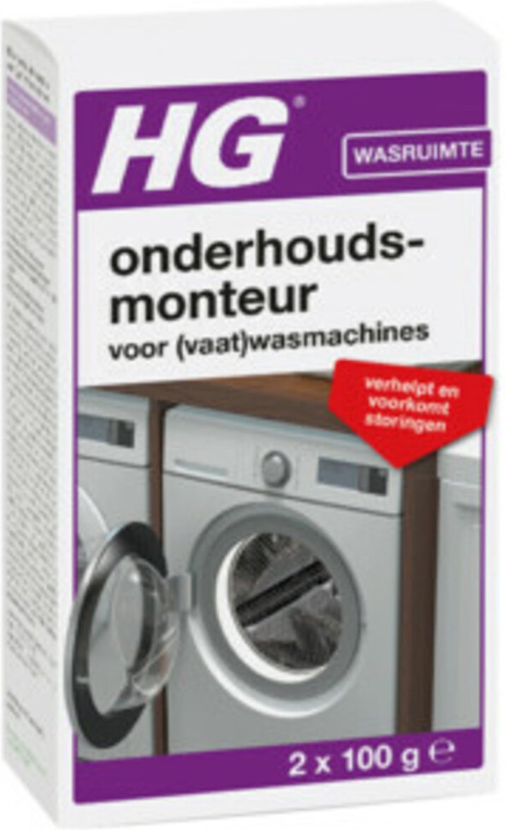 6x HG Onderhoudsmonteur Voor (Vaat)Wasmachines 200 ml