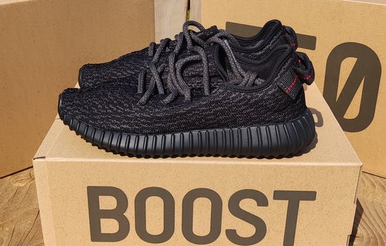 Adidas - Yeezy Boost 350 - Noir pirate - Taille 38 - Taille US 5,5 | bol