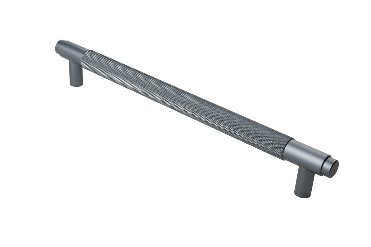 Lavuzo Handgreep Ribbel Antraciet 224 mm | Boorafstand 192 mm | Per Stuk