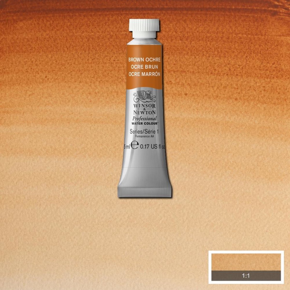 Watercolor paint W&N 5ml – 059 Brown Ochre