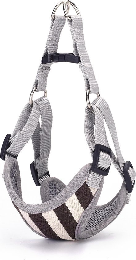 HEELE Hondentuig Puppies Kleine en Middelgrote Hond Step-in Zacht Mesh Harnas Reflecterend Lichtgewicht Ademend Zichtbaar in het Donker Harnas, Comfort voor Wandelen Training, Plaid Wit, M HEELE Hondentuig Puppies Kleine en Middelgrote Hond Step-in Zacht Mesh Harnas Reflecterend Lichtgewicht Ademend Zichtbaar in het Donker Harnas, Comfort voor Wandelen Training, Plaid Wit, M