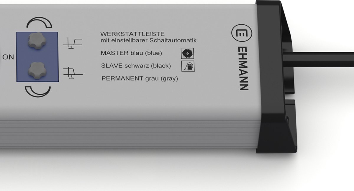 Master-slave stekkerdoos met nalooptijd | bol