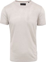 Marc O'Polo - T-Shirt Linnen Beige - Heren - Maat XXL - Regular-fit