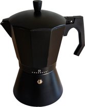 Edënbërg Black Line - Percolator - Koffiemaker 6 kops - Espresso Maker 300 ML - Zwart
