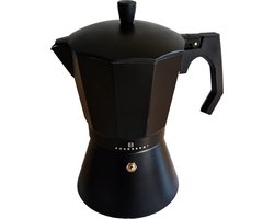 Edënbërg Black Line - Percolator - Koffiemaker 6 kops - Espresso Maker 300 ML - Zwart