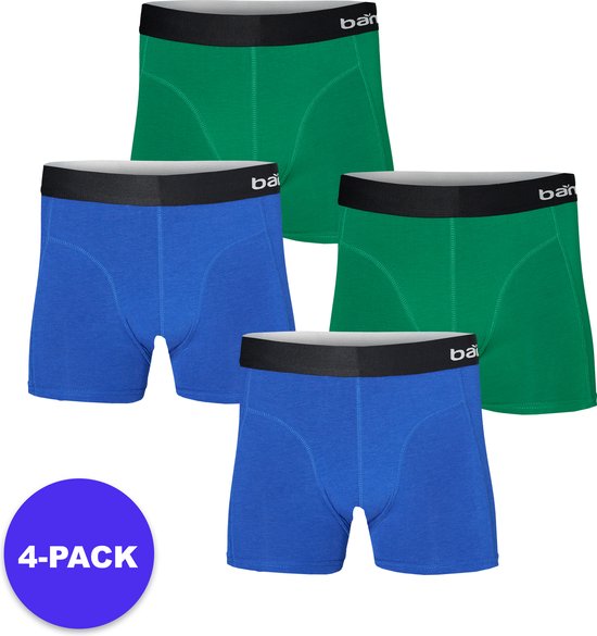 Apollo (Sports) - Bamboe Boxershort Heren - Multi Color - Maat S - 4-Pack - Voordeelpakket