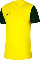 Nike Tiempo Premier II Shirt Korte Mouw Heren - Geel / Zwart | Maat: L