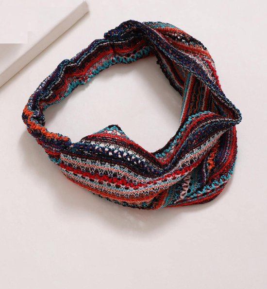Lot De 4 Bandanas Boho 90x6 Cm - Foulards Légers, Accessoires Cheveux Ou Cou - Style Festival, été