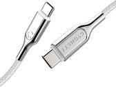 Cygnett Armoured Braided USB-C to USB-C Kabel 1m - Wit