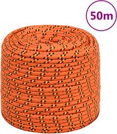 vidaXL-Boottouw-8-mm-50-m-polypropyleen-oranje