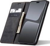 Hoesje geschikt voor Xiaomi 13 Lite - Book Case Leer Slimline Zwart