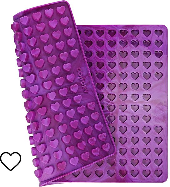Siliconen bakmat, hondenkoekjes, mini-hondenbotten vorm voetafdrukvorm, 2 stuks, anti-aanbak bakmat, hondenkoekjes voor doe-het-zelf hondenlekkernijen, chocolade, koekjes, ijsblokjes, snoep, BPA-vrij