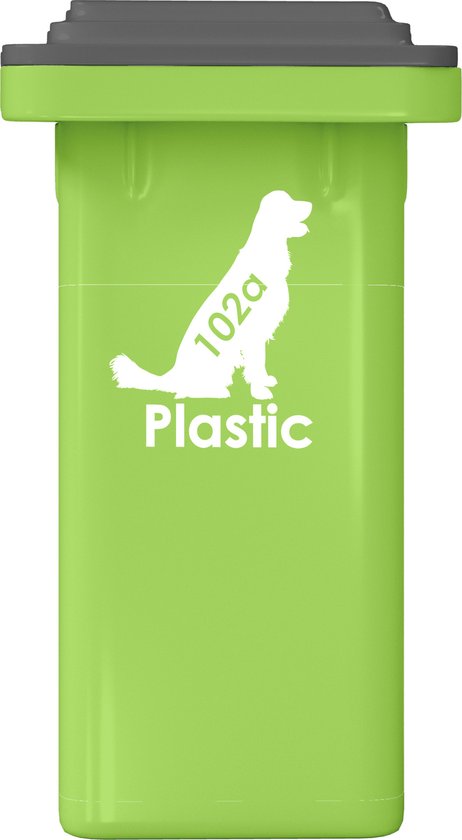 Kliko stickers - Container stickers - 3 in één pakket - Hondenrassen - Golden Retriever