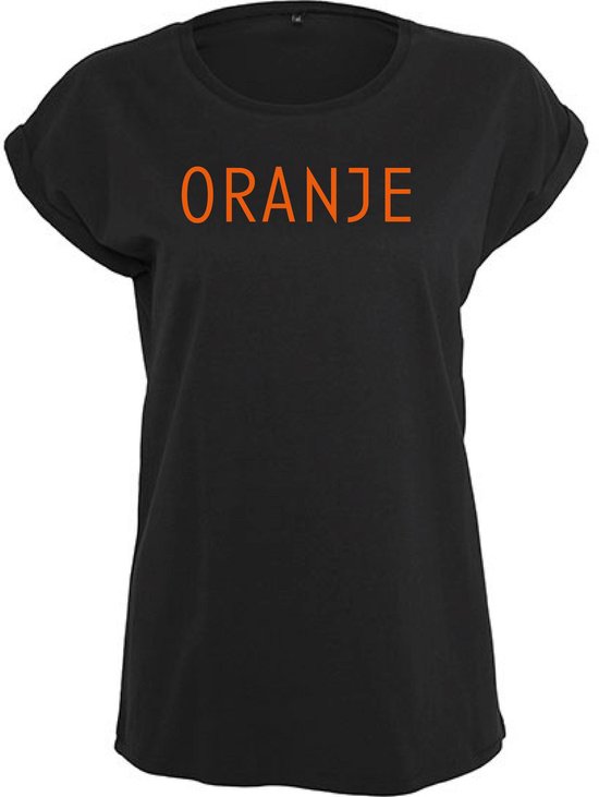 T-shirt Femme Oranje - Taille XL - Zwart - Oranje - Chemise femme manche courte avec texte