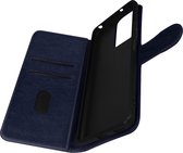 Hoes geschikt voor Xiaomi Redmi Note 12 Portemonnee/Videohouder Blauw