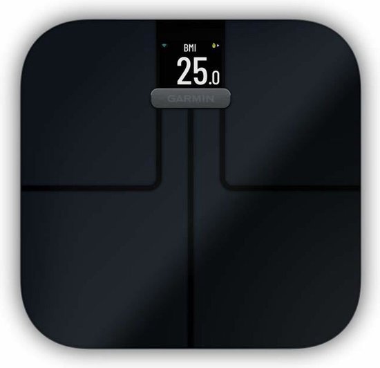 Garmin Index S2 - Slimme Weegschaal - Personenweegschaal - Bluetooth - Zwart