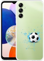 Cazy Hoesje geschikt voor Samsung Galaxy A14 4G/5G Soccer Ball