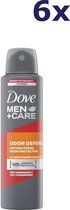 6x Dove Deospray Men – Care Odor Defence 150 ml