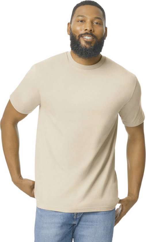 Heren-T-shirt Softstyle™ Midweight met korte mouwen Sand - M