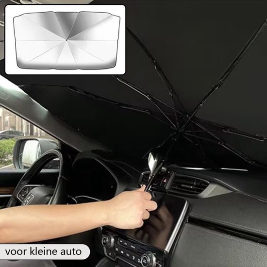 TDR - Pare-soleil / parapluie de voiture - Pare-brise intérieur de voiture  - Pliable 