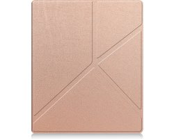 Hoesje Geschikt voor Kobo Elipsa 2E Hoes Book Case Trifold - Hoes Geschikt voor Kobo Elipsa 2E Hoesje Book Cover - Rosé Goud