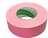 Nichiban® Duct Tape 50mm breed x 50mtr lang - Roze - 1 rol - Met de Hand Scheurbaar - Podiumtape - Gaffa Tape - Japanse Topkwaliteit - (021.0189)
