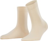 FALKE Cotton Touch business & casual katoen sokken dames beige - Maat 35-38