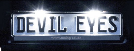 Flexibel led-displaybord, 47 x 12 cm, programmeerbaar RGB-loopschrift via Bluetooth Smart app, full-colour Devil Eyes Matrix paneel, voor autostyling, bar, reclame, restaurant, winkel