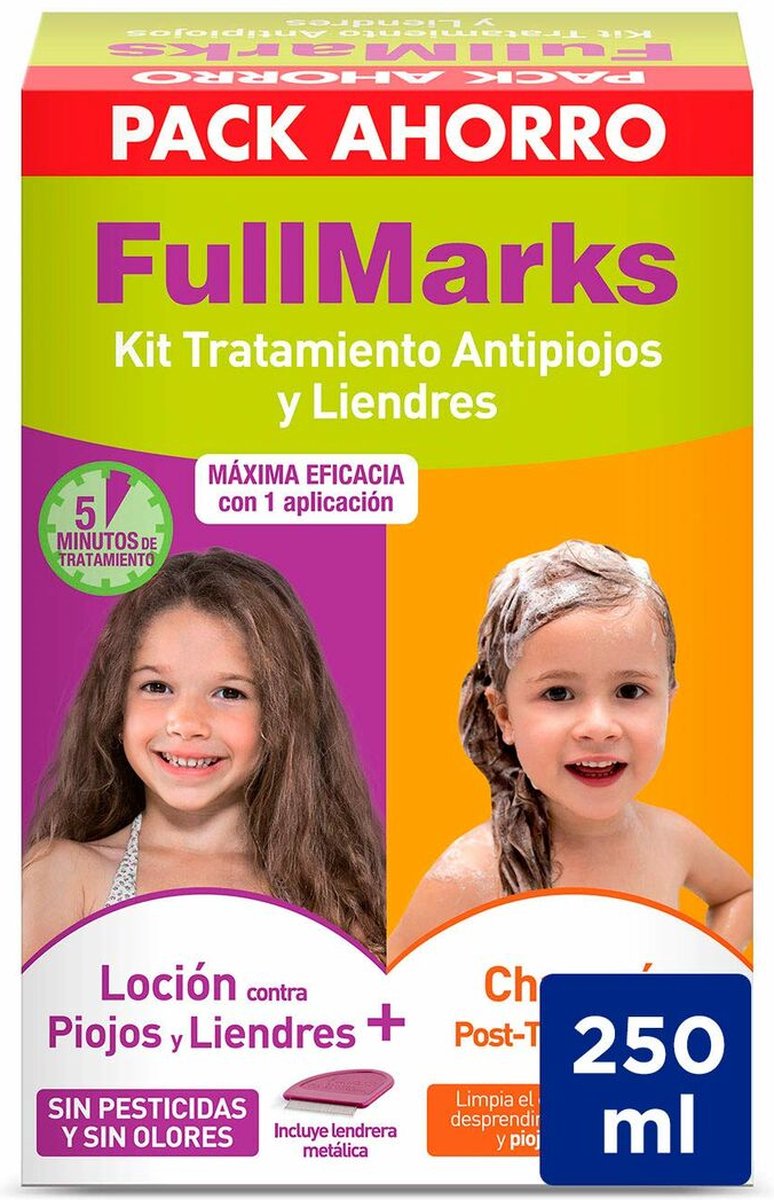 Anti-luizenshampoo Fullmarks 2 Onderdelen Hår behandling