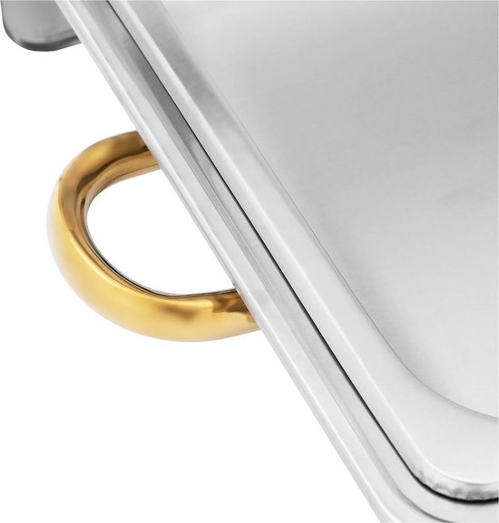 Royal Catering Chafing Dish GN 1/1 Gouden accenten {{capaciteit