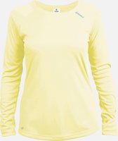 SKINSHIELD - UV Shirt met lange mouwen voor dames - FACTOR50+ Zonbescherming - UV werend - Lichtgeel